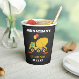 Geburtstagspartei Baugewerbe Pappbecher