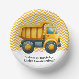 Geburtstagspartei Baugewerbe Pappteller