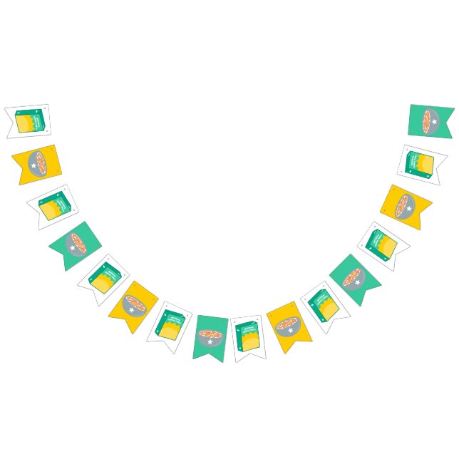 Geburtstagspartei Cerealien Wimpelkette (Alle)