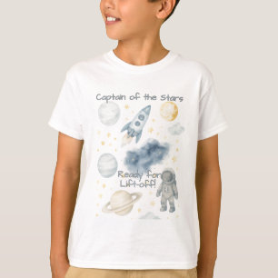 Geburtstagspartei des Kosmischen Weltraums   Raket T-Shirt