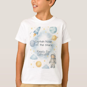 Geburtstagspartei des Kosmischen Weltraums   Raket T-Shirt