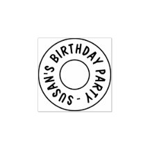 Geburtstagspartei Hand Briefmarke