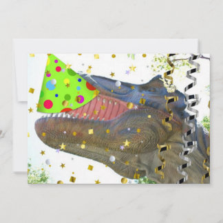 Geburtstagsparty Animal Dinosaurier Einladung