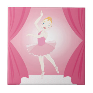 Geburtstagsparty Ballerina Fliese