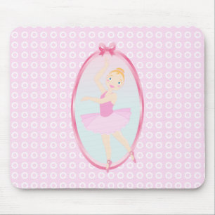 Geburtstagsparty Ballerina Mousepad