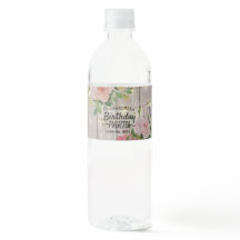 Geburtstagsparty-Blume Rustikale Holz-String-Licht