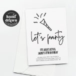 Geburtstagsparty Brother & Schwester Einladung<br><div class="desc">Geburtstagsparty Brother & Schwester Invitation - Handgezeichnete Grafiken in einem lustigen und minimalistischen Design.</div>