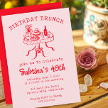 Geburtstagsparty Buffet Tischhandgezeichnet Einladung<br><div class="desc">Perfekte niedliche Karte für eine lustige Party Einladung! Handgemachte Kunst für Sie! Vollständig anpassbar! Klicken Sie auf "Personalisieren" oben, um den Text zu bearbeiten. Klicken Sie auf "Bearbeiten mit dem Designwerkzeug", um die Schriftart, Farben und Einstellungen anzupassen. (Karo mein Shop für alternative Farben und Designs auch) GO GREEN GO DIGITAL!...</div>