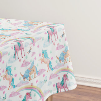 Geburtstagsparty-Dekorationen von Unicorn Tischdecke