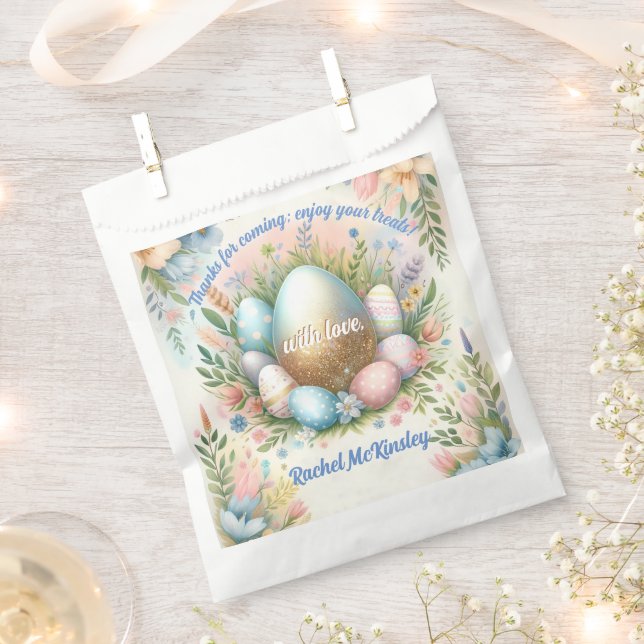 Geburtstagsparty der Ostereierjagd des Kindes Geschenktütchen (Ausgeschnitten)