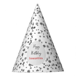 Geburtstagsparty des niedlichen Dalmatiners Partyhütchen