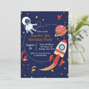 Geburtstagsparty des Raketenschiffs Space