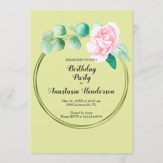 Geburtstagsparty. Einladung