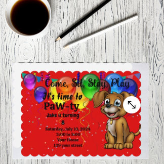 Geburtstagsparty Einladung