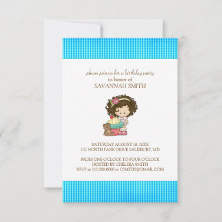 Geburtstagsparty Einladungen für ein Mädchen