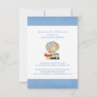 Geburtstagsparty Einladungen für ein Mädchen