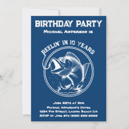 Geburtstagsparty-Fisch Einladung