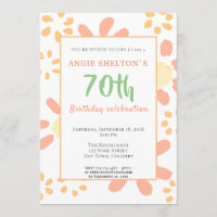 Geburtstagsparty Floral Motivierend Funny