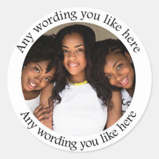 Geburtstagsparty Foto Stickers