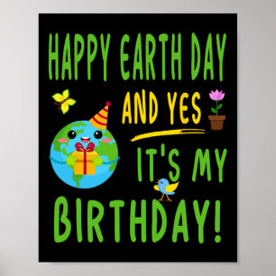 Geburtstagsparty Fun Earth Day - 22. April Poster