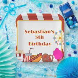 Geburtstagsparty für den Custom Carnival Pappteller