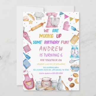 Geburtstagsparty Girly Kochen Einladung