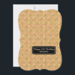 Geburtstagsparty Glam Great Gatsby Style Einladung<br><div class="desc">HINWEIS: Dies ist ein flaches, gedrucktes Bild, es gibt erhöhte Schichten oder sogar Gold-Glitzer. DESIGN COLLECTION: Glitzer auf Glitzer-Muster von Gold über rot-rosa. Matching Seventieth, 70. Geburtstag Party einladen. Dieses Party Einladung-Set, das von Old Hollywood, der Ära der Großen Gatsby und der Hochzeit der Glam Inspiriert wurde, eignet sich hervorragend...</div>