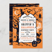 Geburtstagsparty Halloween oder Kostüm-Party