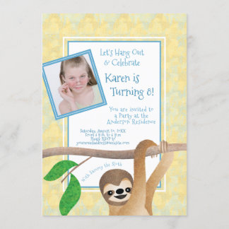 Geburtstagsparty Hang Out mit Kinder Foto Einladung