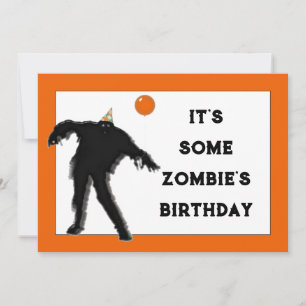 Geburtstagsparty im Oktober Einladung