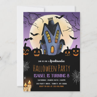 Geburtstagsparty im Spuk Haus Einladung