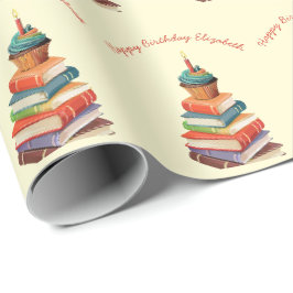Geburtstagsparty Kinder lesen Geschenkpapier