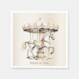 Geburtstagsparty Mergo Round Circus Karneval Serviette