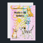 Geburtstagsparty MIT DOGGY FRIENDS Einladung<br><div class="desc">Wir haben ein DOGGY Party,  willkommen,  um meinen Geburtstag zu feiern!</div>