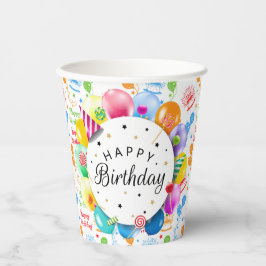 Geburtstagsparty Pappbecher