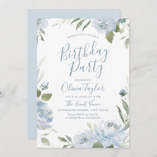 Geburtstagsparty "Romantischer Garten" I Einladung