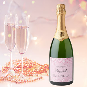 Geburtstagsparty Rosa Glitzer Staubname
