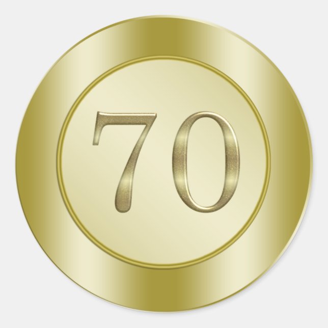 Geburtstagsparty Runder Aufkleber (Vorderseite)