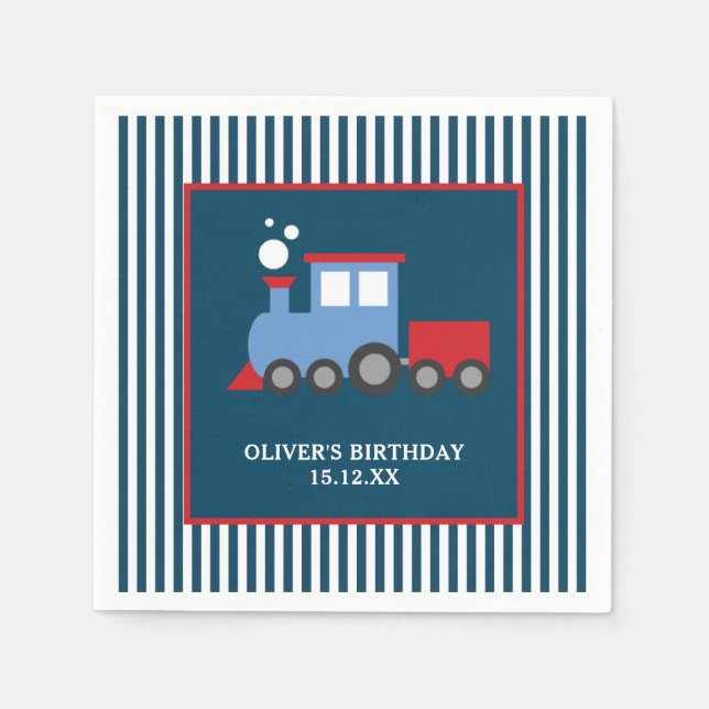 Geburtstagsparty Serviette (Vorderseite)