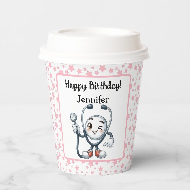 Geburtstagsparty-Tasse Pappbecher (Vorderseite)