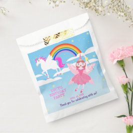 Geburtstagsparty von Unicorn und Fairy Magic Geschenktütchen