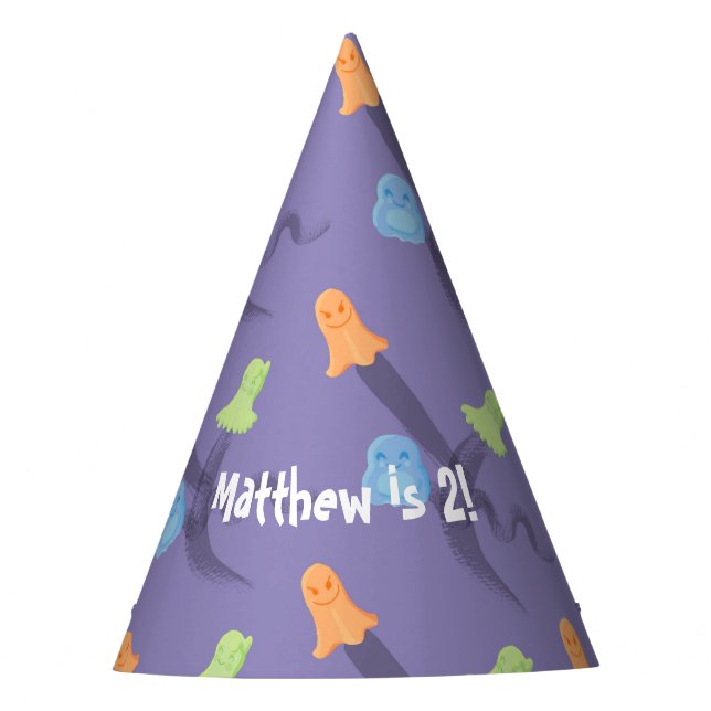 Geburtstagsparty zu Halloween Partyhütchen (Vorderseite)