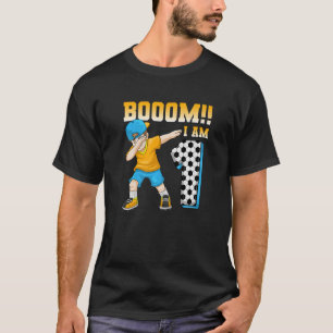 Geburtstagsparty zum Thema Fußball Geburtstag 1 Ja T-Shirt