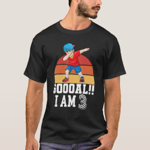 Geburtstagsparty zum Thema Fußball Geburtstag 3 Ja T-Shirt
