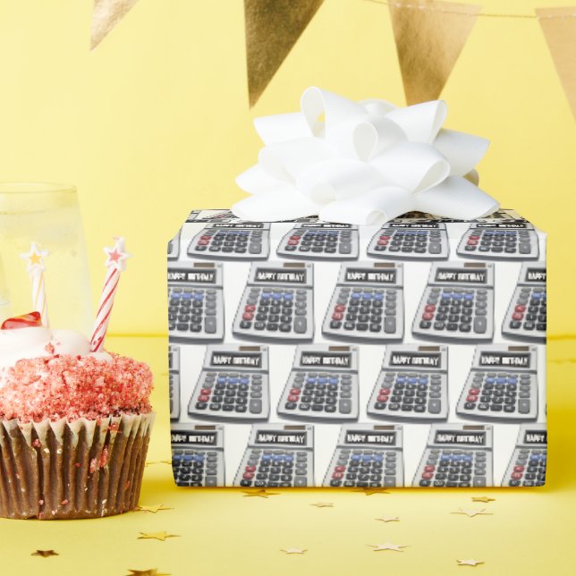 Geburtstagsrechner Geschenkpapier (Geburtstagsparty)