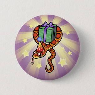 Geburtstagsschlange Button