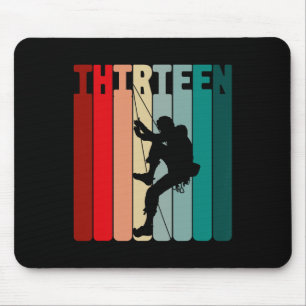 Geburtstagsshirt 13 Jahre Klettern 13. Geburtstag  Mousepad
