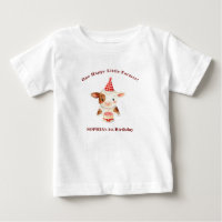 Geburtstagsshirt Bauernhof-Tiere Ein glücklicher k