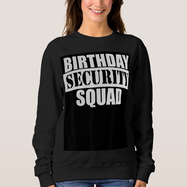 Geburtstagssicherheitsplatz Sweatshirt (Vorderseite)