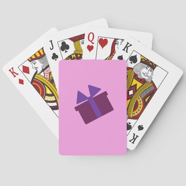 Geburtstagsspielkarten Spielkarten (Rückseite)